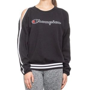 Champion Cold Shoulder Crewneck Sweatshirt